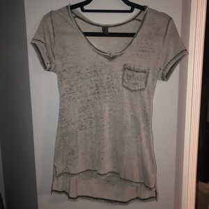 Grey V-neck